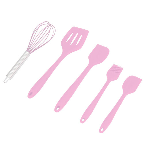 5pc Silicone Utensil Set Purple Kitchen Utensil Set 2