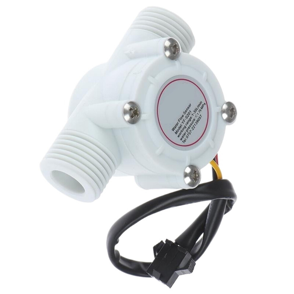 Flow Meter Flowmeter 1-30 L/Min, 1/2-Inch Water Flow Sensor Switch, Counter, For Water Flow 9016109160959