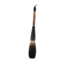 Large Wolf Goat Hair Chinese Writing Brush For Calligraphy Regular Script Wood Shaft Sumi Brush For Painting Random Color