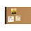 Cork Noticeboard 80x40 cm in BLACK Wooden Frame 5