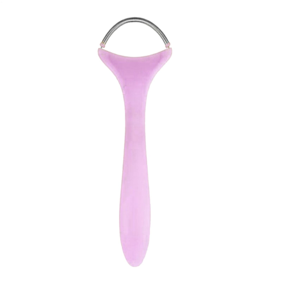 Pink Face Hair Removal For Women Portable Spring Chin Epilator Gentle Lightweight Facial Hair Remover For Body Eyebrow