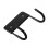 Iron Board Holder For Wall-Mounted Ironing Board Hanger Black Space-Saving Laundry Storage Rack 1