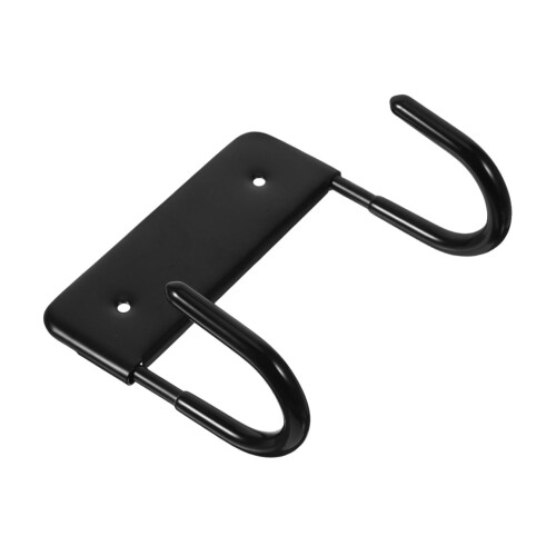 Iron Board Holder For Wall-Mounted Ironing Board Hanger Black Space-Saving Laundry Storage Rack