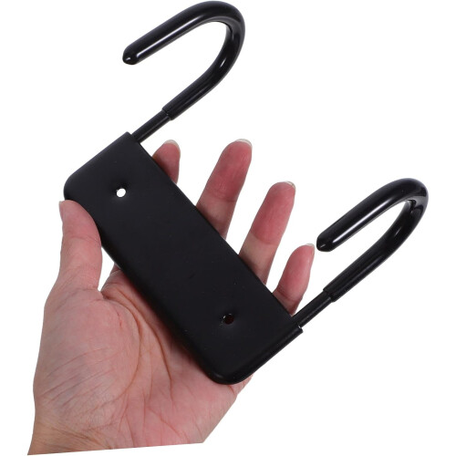 Iron Board Holder For Wall-Mounted Ironing Board Hanger Black Space-Saving Laundry Storage Rack 2
