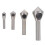 4St Metal Hout Countersink Drill Bits Chamfering Tool Set 5