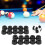 20PCS Durable Gummi Billard Pool Queue Bottom 5