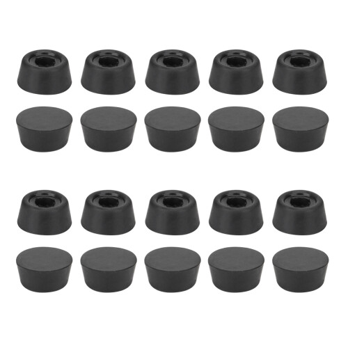 20PCS Durable Gummi Billard Pool Queue Bottom 2