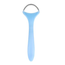 Face Hair Remover Washable Spring Epilator For Chin And Eyebrow Back Arm Body - Reusable Hair Removal Tool Blue