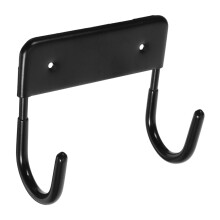 Garage Storage Hook Rack Over-The-Door Ironing Board Storage Wall-Mount Ironing Hooks Black