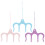 3Pcs Metal Bookmarks Creative Letter Shape Stainless Steel Reading 7