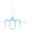 3Pcs Metal Bookmarks Creative Letter Shape Stainless Steel Reading 2