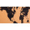World Map Cork Board in Black Wooden Frame, 60x40 cm 6