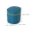 1Pc Blue Plastic Mini Trash Can Household Ash-Bin with Pop Lid 10