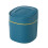 1Pc Blue Plastic Mini Trash Can Household Ash-Bin with Pop Lid 2