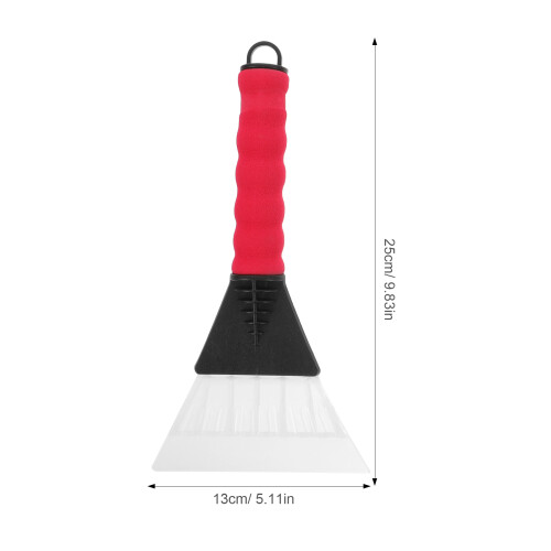 2Pièces Raclette Neige Auto Double Usage Manche Caoutchouc Pratique 1