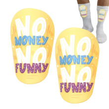 Soccer Shin Guards Small XS Yellow Knee Pads For Kids Teens Adults Cushioned Protective Knee Pads Hilarious Lettering