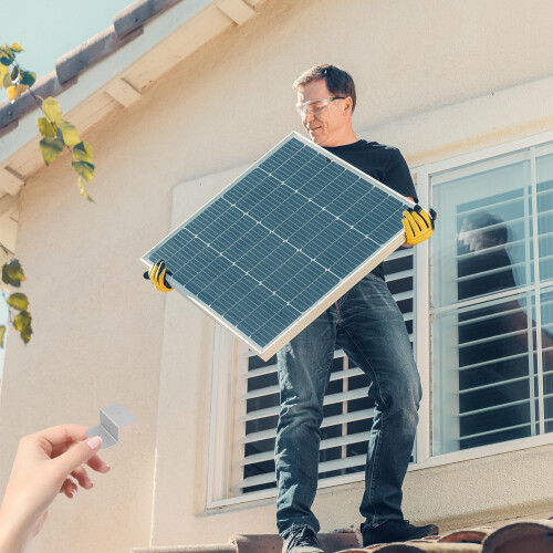 4-teiliges Z-Befestigungssystem für Solarpanel-Dachmontage mit 2