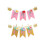 geburtstagsparty 1. hochstuhl- blumen deko banner 11