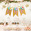 geburtstagsparty 1. hochstuhl- blumen deko banner 8