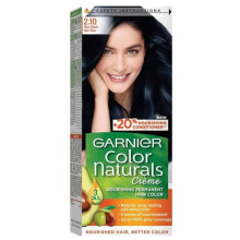 Garnier Color Naturals Cream Hair Color 2.10 Blue Black Kit
