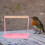 Draagbare tafelstandaard met plastic bakje vogeltraining 11