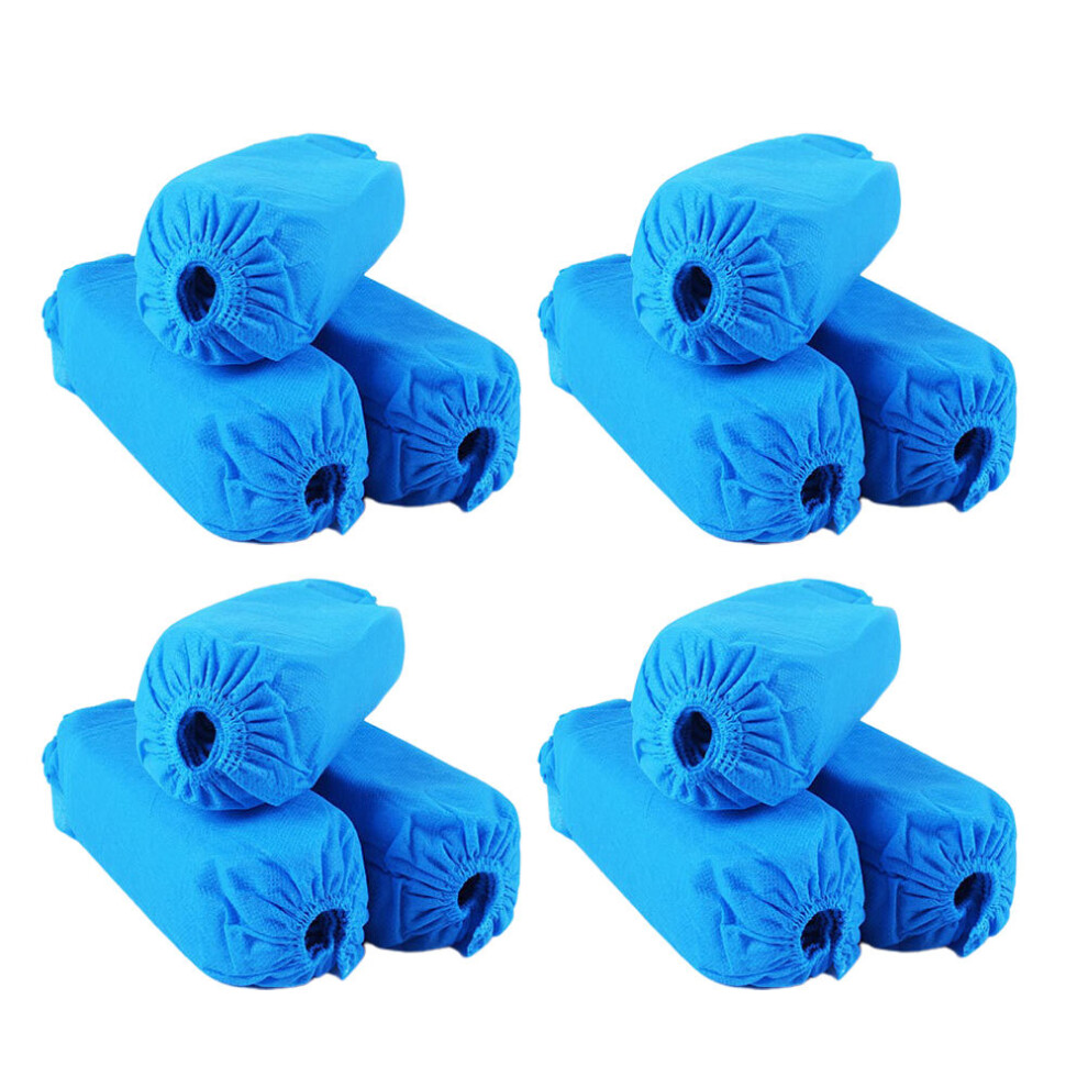 100 Blauwe Wegwerpschoenenhoesjes, -Geweven, 400 G-image