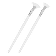 2 stuks oogschaduw- en wimperborstel, cosmetische mengborstel