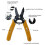 BEST-5021 0.6 ~ 2.6mm Portable Crimper Cable Stripping Wire Stripping Pliers 10