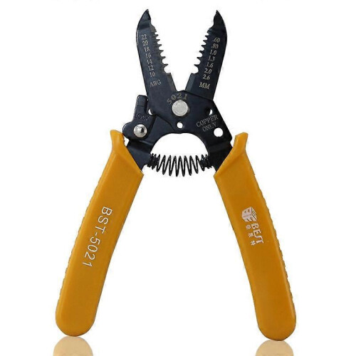 BEST-5021 0.6 ~ 2.6mm Portable Crimper Cable Stripping Wire Stripping Pliers