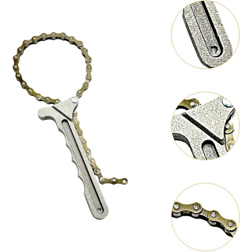 Filter Chain Wrench Adjustable Chain Tension Multipurpose Auto Repair Tool 1