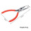 XBQ1001 Multifunctional Manual Pliers, Style: Cast Iron Sharp Mouth 20