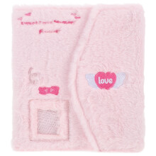 flauschiger ordner mit taschen für fotos, karten, , kawaii
