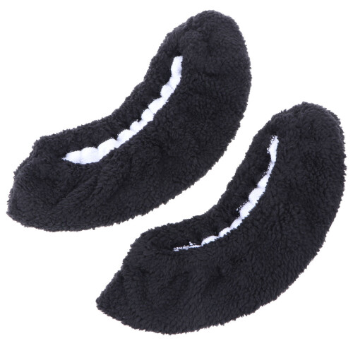 2 paar elastische Schlittschuh-Überzieher für Kinder, Plüsch, saugfähig