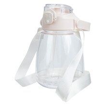 Transparante waterfles met capaciteit en dispenser voor sport