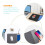 Wireless 10W Charging Mouse Pad Black PU Material Non-Slip Gaming Pad 10