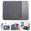 Wireless 10W Charging Mouse Pad Black PU Material Non-Slip Gaming Pad 3