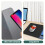 Wireless 10W Charging Mouse Pad Black PU Material Non-Slip Gaming Pad 11