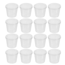 100 stk sauce-to-go-becher mit deckeln für salat & gewürze