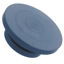 1Blauwe Ijzeren Keramiek Draaiplateau Met Antislip Basis En