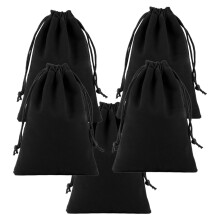5 Pcs Blow Dryer Hair Dryer Pouch Travel 15*30cm Black