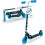 NEBULUS SCOOTER Black and Blue - Chrome Finish 1