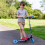NEBULUS SCOOTER Black and Blue - Chrome Finish 8