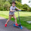 NEBULUS SCOOTER Black and Blue - Chrome Finish 9