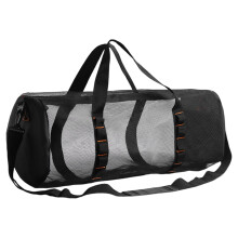 Mesh Dive Bag Beeach Diive Sack Light Gear Bag For Diving Mesh Fabric Drawstring Closure Scuba Snorkeling Tote Black