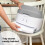 My Babiie MBHCB 2-in-1 Baby Booster Seat - Grey 7