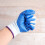 12 gummierte schutzhandschuhe mit blauer beschichtung 5