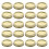 20 Stuks Mason Pot Goudkleurig 8