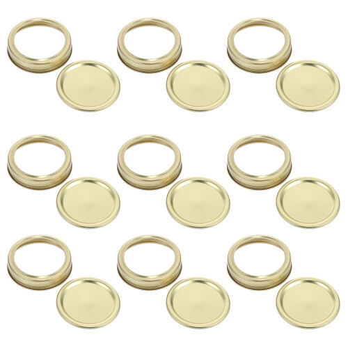 20 Stuks Mason Pot Goudkleurig 2