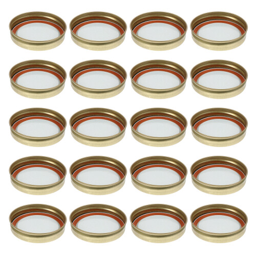 20 Stuks Mason Pot Goudkleurig