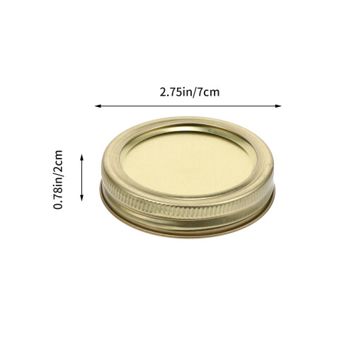 20 Stuks Mason Pot Goudkleurig 1